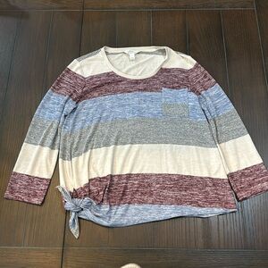 Market spruce multi-colored large sweater